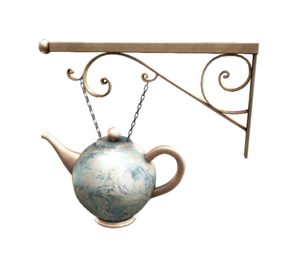 2 - ionic : Tea Store Sign