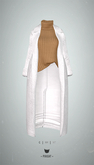 -Pixicat- Robin Coat (White)