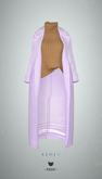 -Pixicat- Robin Coat (Lilac)