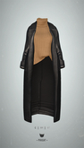 -Pixicat- Robin Coat (LeatherBlack)