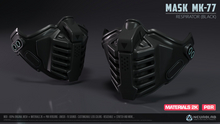 MASK MK-77 Respirator (BLACK + PBR) [Neurolab Inc.]
