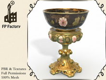 Victorian Bowl w Pedestal Full Perm