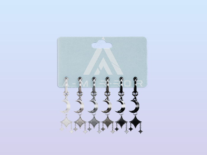 A.MIRROR - Lunar Sky Earrings SILVER