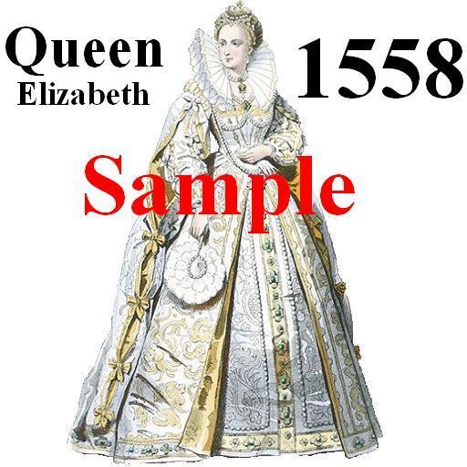 Queen Elizabeth cutout