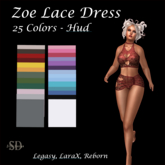 Zoe Dress 25 colors  w/hud