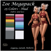 Zoe Megapack Dress 25 colors  w/hud