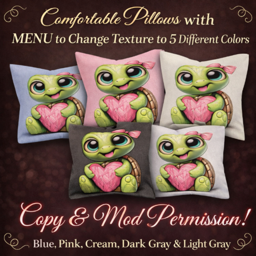 RB Cute Turtle Pillow