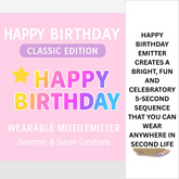 Happy Birthday WEARABLE Emitter