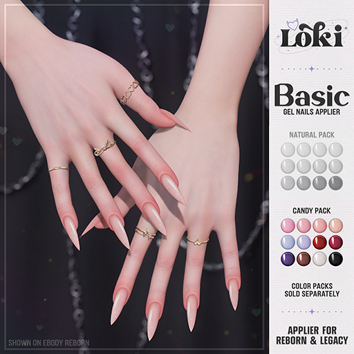 Loki - Basic Gel Nails Applier - Candy Pack