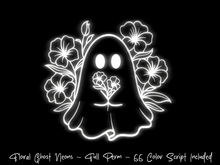 ~ VV ~ Floral Ghost 2 - Neon - Full Perm