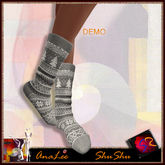 ShuShu COZY TIME winter socks DEMO meshes - Maitreya - LaraX - Legacy - Reborn - unrigg Classic