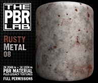The PBR Lab - Rusty Metal 08