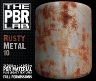The PBR Lab - Rusty Metal 10