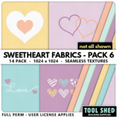 Tool Shed - Sweetheart Fabrics - Pack 6 - Spring Textures