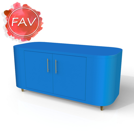 Futuristic Sideboard Decor