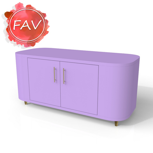 Futuristic Sideboard Decor