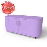 Futuristic Sideboard Decor