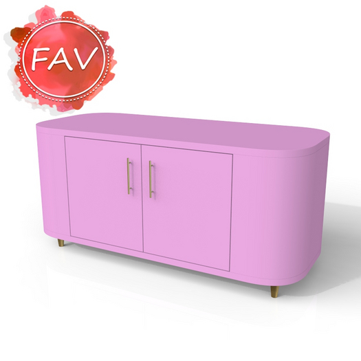 Futuristic Sideboard Decor