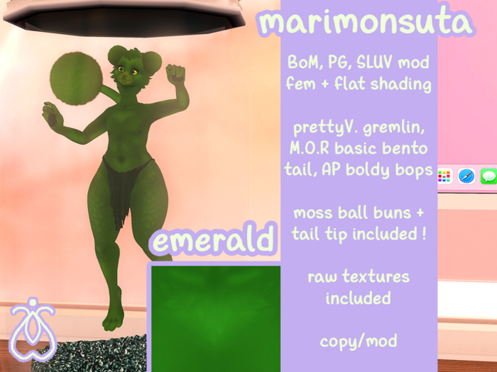 mothly. marimonsuta - emerald