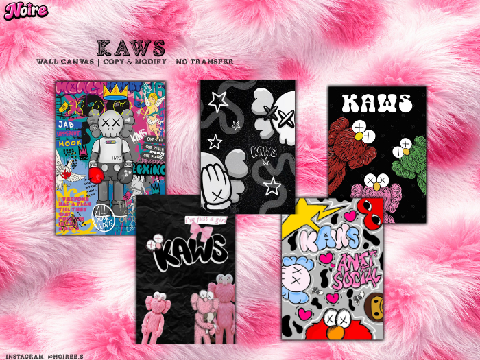 KAWS Wall Canvas Collection