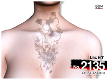 (Chest Tattoo) No.2135 Light