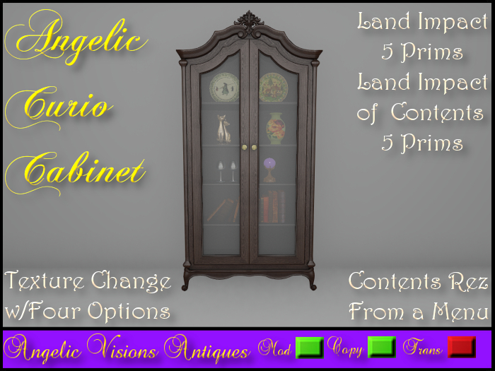 Angelic Curio Cabinet 