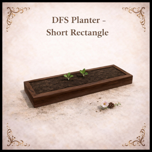 DFS Planter - Short Rectangle - ACTUAL ITEM