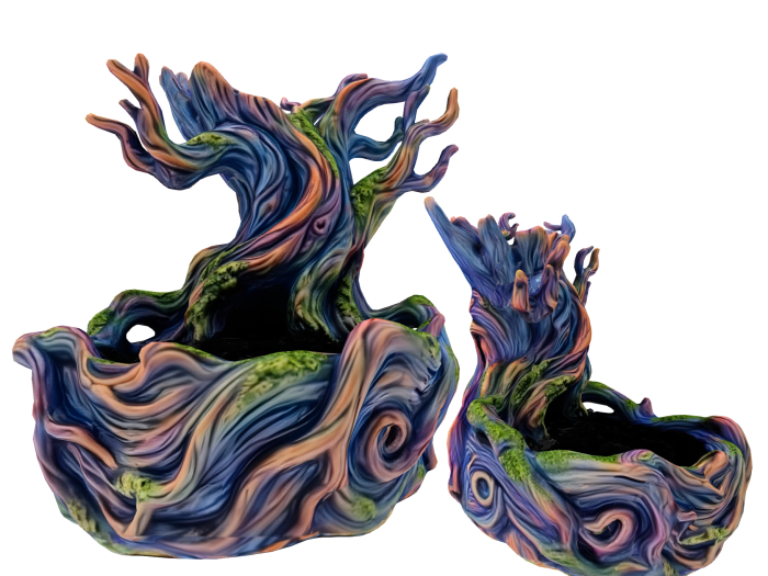 HB: Whimsy Tree Stump Planter FuLL PERM