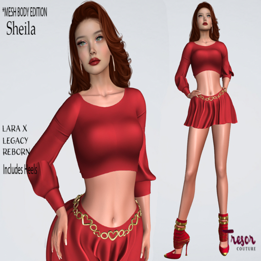 Tresor Couture~Sheila Red