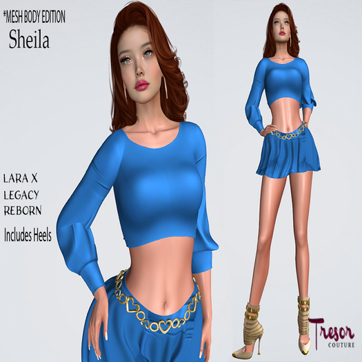 Tresor Couture~Sheila Blue
