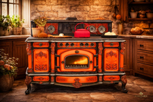 Vintage Cooking Stove Decor
