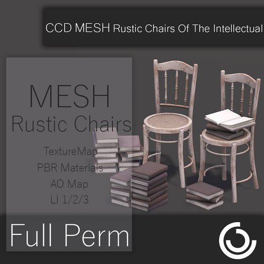 MESH Rustic Chairs Of The Intellectual
