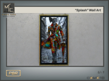 "Street Color/Splash" wall art