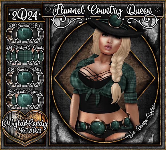 Applier Fit: Flannel Country Queen - [Slushee] - Bom - Omega - System - Wylde Candy
