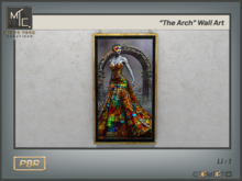 "Street Color / The Arch" wall art