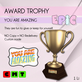 [EPIC Award] You are amazing (Packed)
