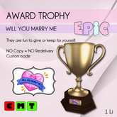 [EPIC Award] Will you Marry me (heart) (Packed)