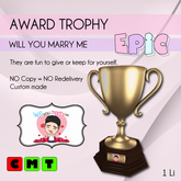 [EPIC Award] Will you Marry me (boy) (Packed)