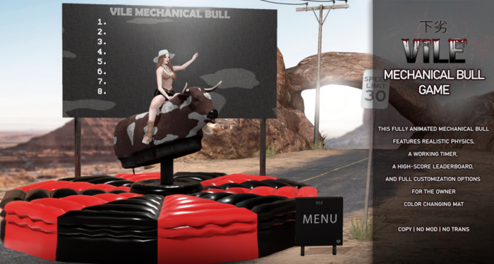 [Vile] - Mechanical Bull v0.3 Box (Add Me)
