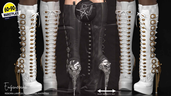 : CULT : Enginevina Knee High Boots