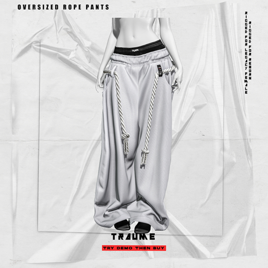 [Traume] Oversized Rope Pants 02F