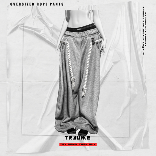 [Traume] Oversized Rope Pants 03F