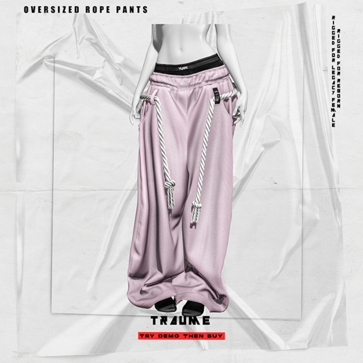 [Traume] Oversized Rope Pants 04F