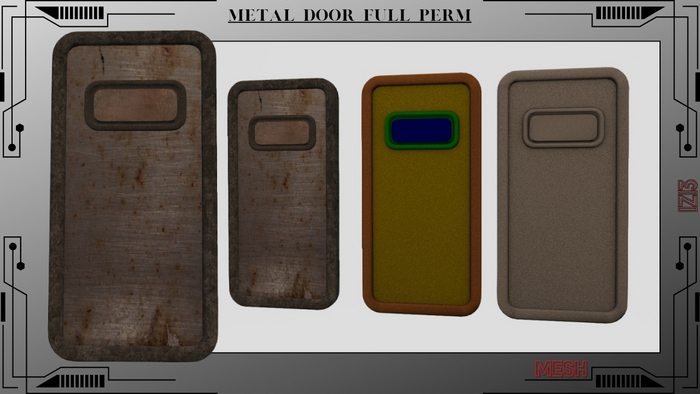 Metal Door Full Perm