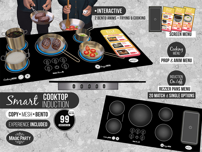 Smart Cooktop Induction (MagicStove) [BENTO] 99 MARKETPLACE