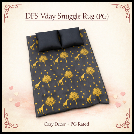DFS Vday Snuggle Rug (PG) - ACTUAL ITEM