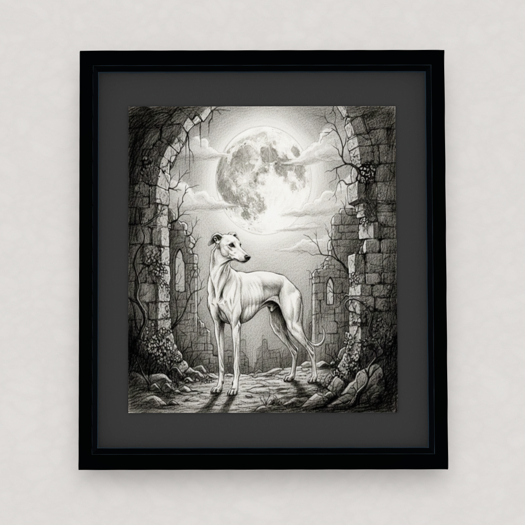 WwL Moonbound  Matted Frame