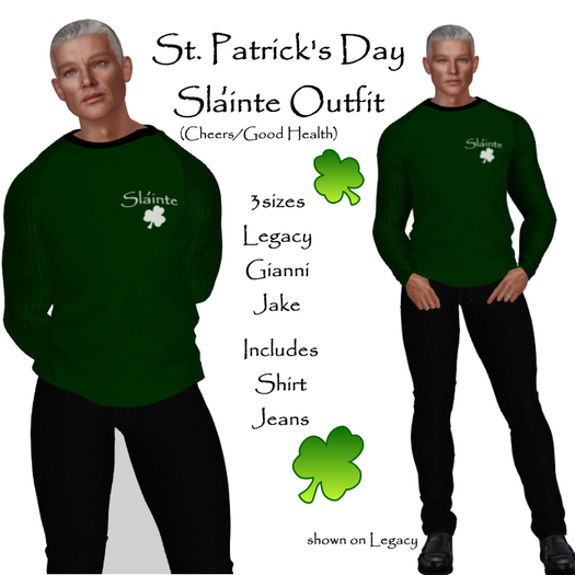 DEMO St Patricks Day  Slainte  OUTFIT