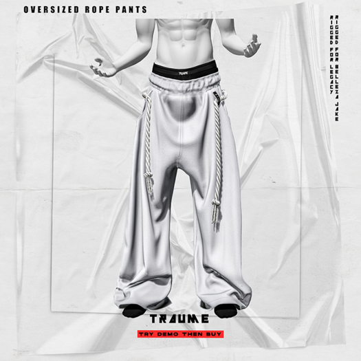 [Traume] Oversized Rope Pants 02