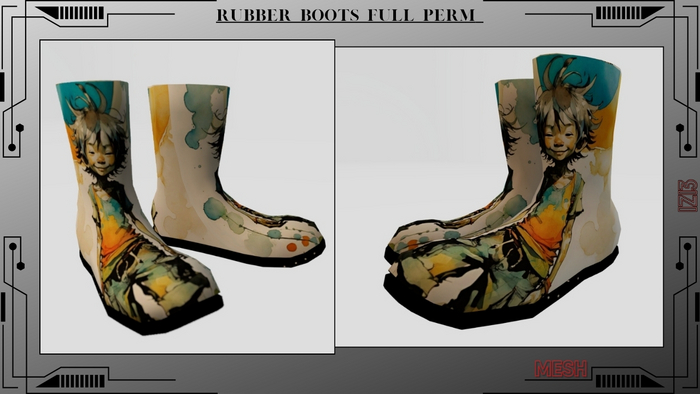 Rubber Boots Full Perm